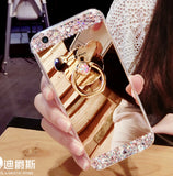 Rhinestone Mirror Phone Case