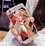 Rhinestone Mirror Phone Case