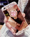 Rhinestone Mirror Phone Case